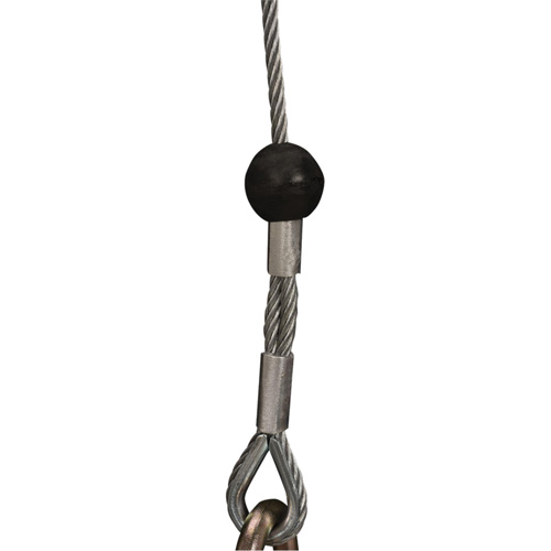 Peakworks V845643096 SRL-73303-96 Cable Self-Retracting Lifeline with Recovery, 96', Galvanized Steel, Swivel