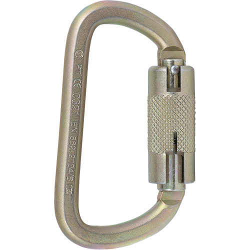 Peakworks V860121 CP-03015-2 Mousqueton zingu&eacute; avec ouverte de portique de 3/4", Acier