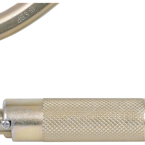 Peakworks V860130 CP-04011-1 Mousqueton zingu&eacute; avec ouverte de portique de 2", Acier