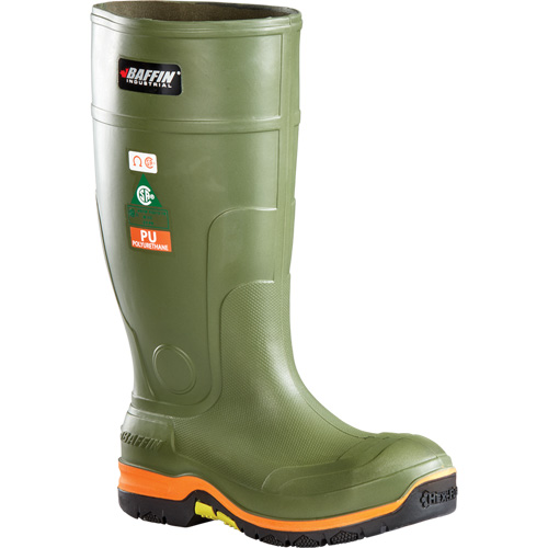 Baffin Technology DURAMP04 4 Hercules Men s Safety Boots Thermal Polyurethane Aluminum Toe Size 4 Puncture Resistant Sole