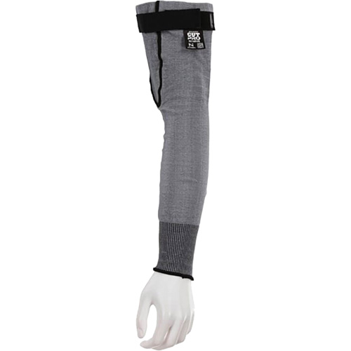 Mcr Safety 92185VR CutPro&reg; Cut-Resistant Sleeve, HyperMax&reg;, 18", ASTM ANSI Level A6, Grey