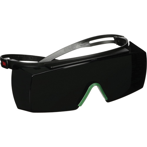 3M 7100220603 SecureFit 3700 Series Safety Glasses SF3750AS-BLK, Grey/IR 5.0 Lens, Anti-Scratch, ANSI Z87+/Meets/Exceeds CSA Z94.3