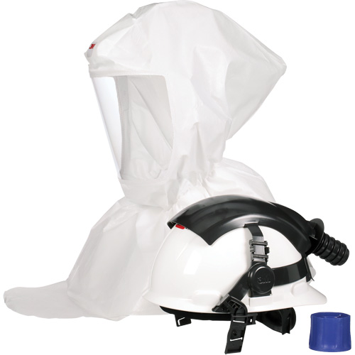 3M S-767 Versaflo S-Series Painter's Hood Assembly S-767 with Inner Shroud & Hardhat, Standard, Hard Top, Single Shroud