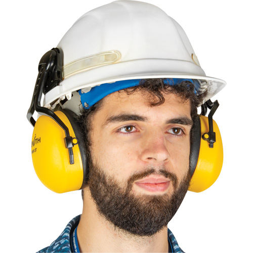 Zenith Safety Products SHL234 Passive Ear Muffs, Cap Mount, 27 NRR dB