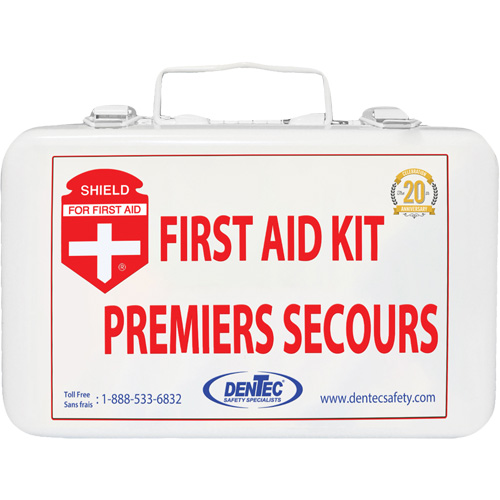 Dentec 81BCCSA-0001-1 Shield First Aid Kit, British Columbia/Meets CSA Z1220-17 Type 1 Personal, Personal (1 Worker)