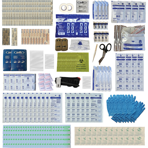 Dentec 81CSA24-0007-2 Shield First Aid Kit, Meets/Exceeds CSA Z1220-24 Type 3 High-Risk Environment, Large (51-100 Workers)