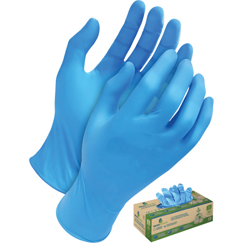 Bob Dale Gloves 99-1-6350-S Tri-Polymer Disposable Gloves, Small, Polyethylene, 5-mil, Powder-Free, Blue
