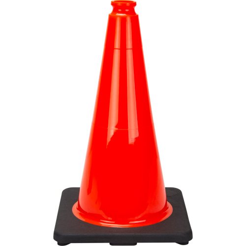 Zenith Safety Products SHL471 Premium Traffic Cone, 18", Orange