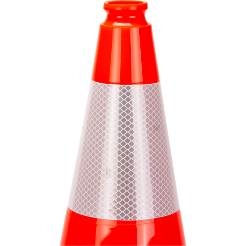 Zenith Safety Products SHL472 Premium Traffic Cone, 18", Orange, 6" Reflective Collar(s)