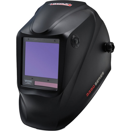 Lincoln Electric K3034-4 VIKING 3350 Welding Helmet, 3.74" L x 3.34" W View Area, 5 - 13 Shade Range, Black