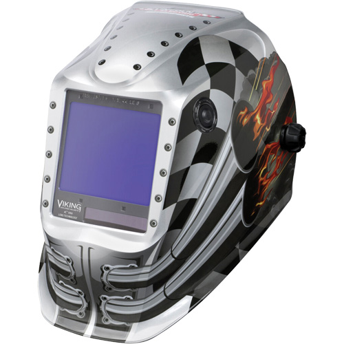 Lincoln Electric K3100-4 Masque de soudage VIKING 3350 Motorhead, 3,74" lo x 3,34" la Champ de vision, Teinte 5 - 13