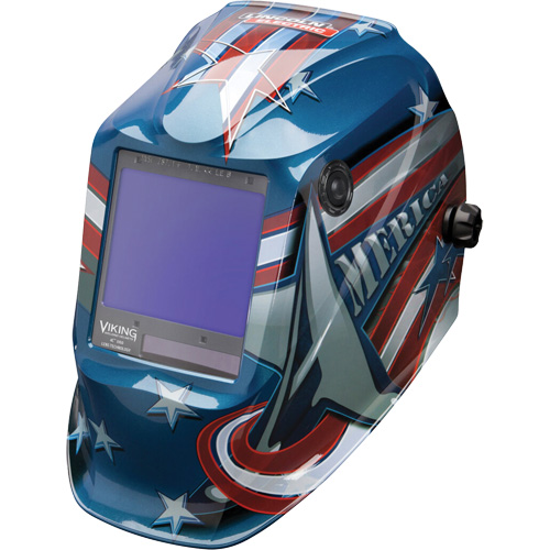 Lincoln Electric K3175-4 VIKING 3350 All American&reg; Welding Helmet, 3.74" L x 3.34" W View Area, 5 - 13 Shade Range