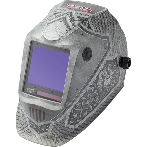 Lincoln Electric K4671-4 VIKING 3350 Medieval&reg; Welding Helmet, 3.74" L x 3.34" W View Area, 5 - 13 Shade Range