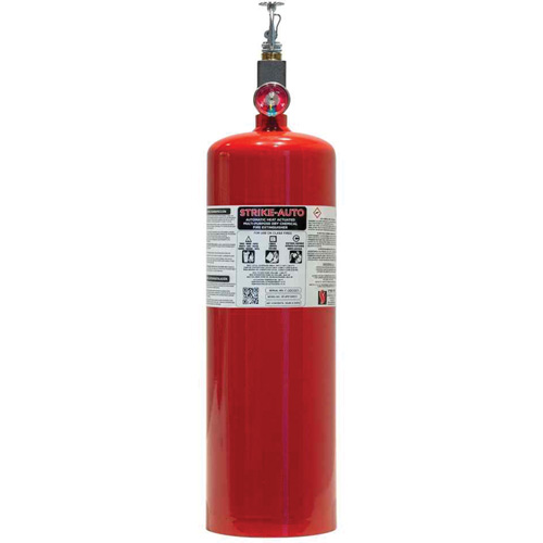 Strike First Corporation SF-AFE10ABC-V Automatic Heat Actuated Multi-Purpose Fire Extinguisher with Vertical Mount, ABC, 37.8 L Capacity