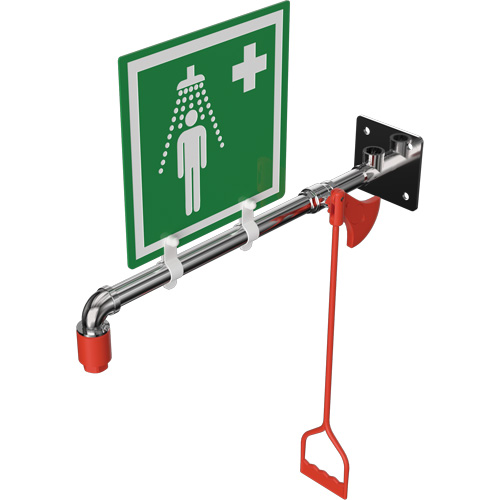 Hughes 23GH Douche de rinçage, Montage mural