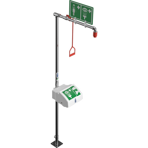 Hughes 18GS45G Combination Shower with Closed ABS Bowl & Bottom Inlet, Pedestal