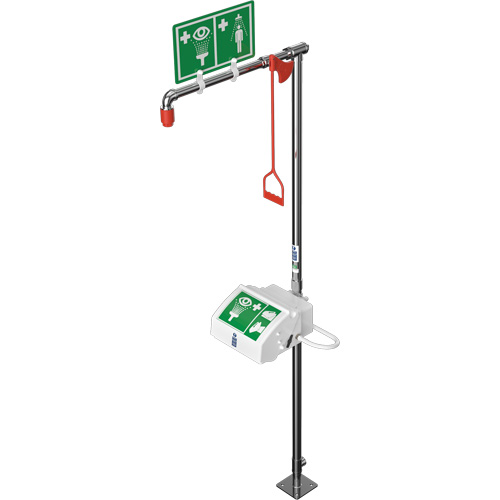 Hughes 18G45GT Douche combin&eacute;e avec cuvette ferm&eacute;e en ABS et entr&eacute;e sup&eacute;rieure, Socle