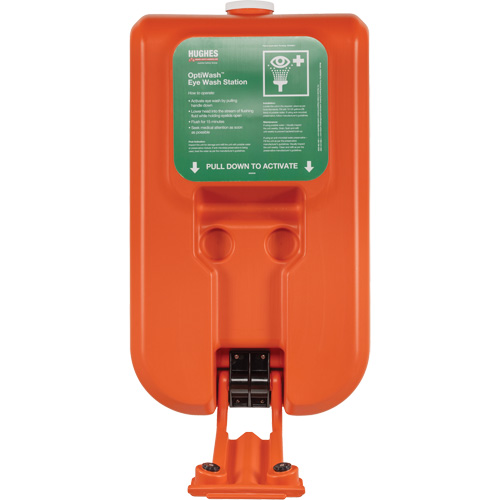 Hughes 10GFEW Portable Self-Contained Eyewash Station, Gravity-Fed, 10 gal. Capacity, Meets ANSI Z358.1