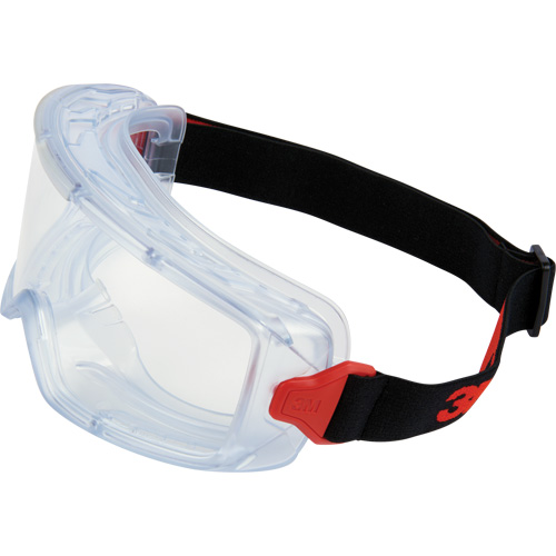 3M GG3101-AF GoggleGear 3000 Series Protective Goggles, Clear Lens, Anti-Fog/Anti-Scratch, Indirect Vent
