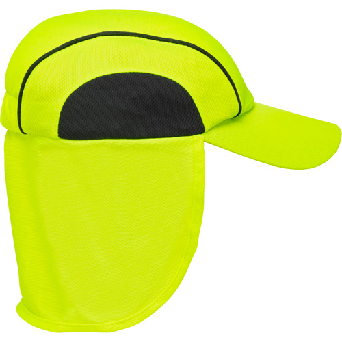 Produits de sécurité Zenith SHL863 Chapeaux de refroidissement avec voiles pour le cou, Lime haute visibilit&eacute;