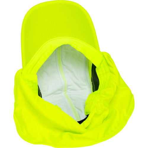 Produits de sécurité Zenith SHL863 Chapeaux de refroidissement avec voiles pour le cou, Lime haute visibilit&eacute;