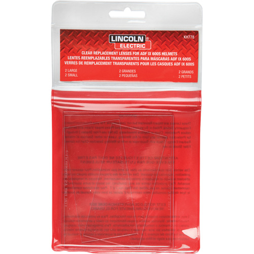 Lincoln Electric KH778 Ensemble de couvre-lentilles, Int&eacute;rieur/ext&eacute;rieur
