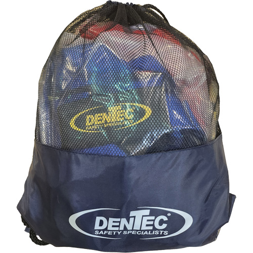 Dentec 16H33101FIURTLBAG ECO Safety Harness in Mesh Bag with 6' Lanyard, CSA Certified, Class A, 255 lbs. Cap.