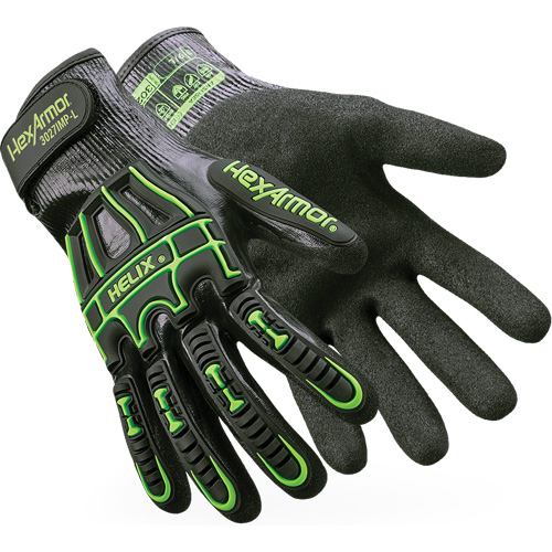Hexarmor 3027IMP-XXXL (12) Gants Helix 3027IMP, 12/3T-Grand, Calibre 21, Rev&ecirc;tement Nitrile, ASTM ANSI niveau A7