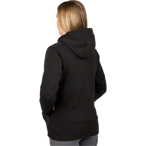 Milwaukee F200B-21S M12 Heated Hoodie with Battery, Women's, Small, Black, Poly-Cotton