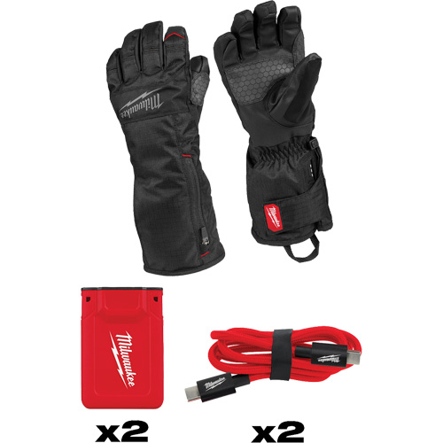 Milwaukee M700B-21XL Heated Winter Gloves with Batteries