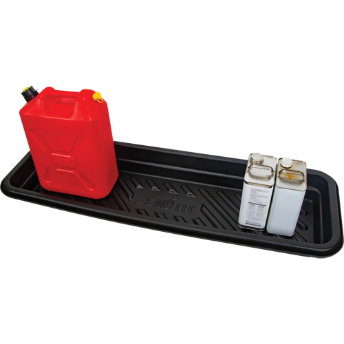 Produits de sécurité Zenith SHM676 Plateau pour les d&eacute;versements, 12" lo x 48" la x 4,5" h, Cap. de d&eacute;versement 12 gal. US