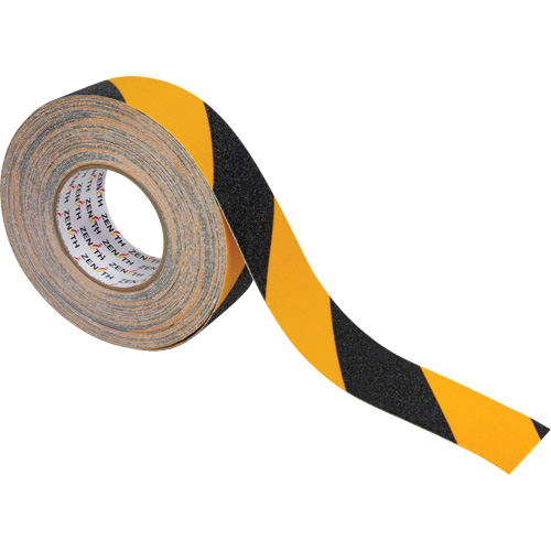Zenith Safety Products SHM691 Anti-Skid Tape, 2" x 60', Black & Yellow