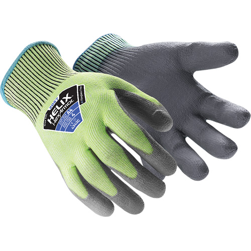 Hexarmor 2057-XS (6) Helix&reg; 2057 Abrasion- & Cut-Resistant Gloves, 6/X-Small, 13 Gauge, Polyurethane Coated, ASTM ANSI Level A4/EN 388 Level C