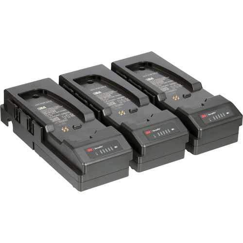 3M TR-342-3 Emballage de chargeur de pile &agrave; trois postes Versaflo  pour APR motoris&eacute; TR-300+