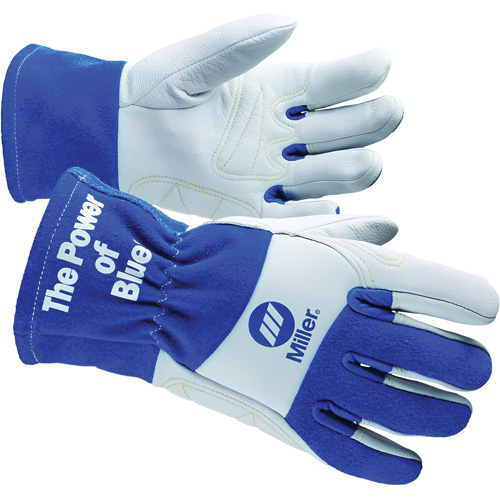 Miller Electric 263352 Gants pour soudage TIG/polyvalents, Cuir fleur de ch&egrave;vre, Taille Petit