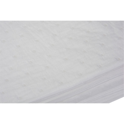 Zenith Safety Products SHN396 Bonded Sorbent Pads, Oil Only, 15" x 19", 14 gal. Absorbancy