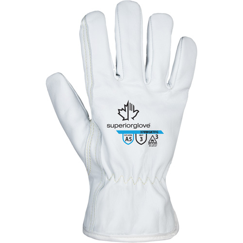 Superior Glove Works Ltd. 378WGKTFG-L Gants contre l'arc &agrave; la coupe Endura 378WGKTFG, Cuir fleur de ch&egrave;vre, Taille Grand