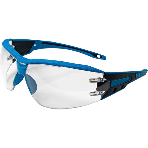 PIP Global Safety 250-46-D520 Captain Metal Detectable Rimless Safety Glasses, Clear Lens, Anti-Fog/Anti-Scratch, ANSI Z87+/Meets/Exceeds CSA Z94.3