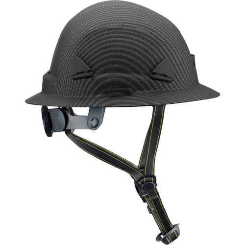 PIP Global Safety CSH12080 Fibre Metal Climbing Style Helmet with Full Brim, Meets CSA Type 2, Ratchet Suspension, Non-Vented