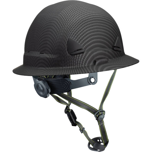 PIP Global Safety CSH12080 Fibre Metal Climbing Style Helmet with Full Brim, Meets CSA Type 2, Ratchet Suspension, Non-Vented