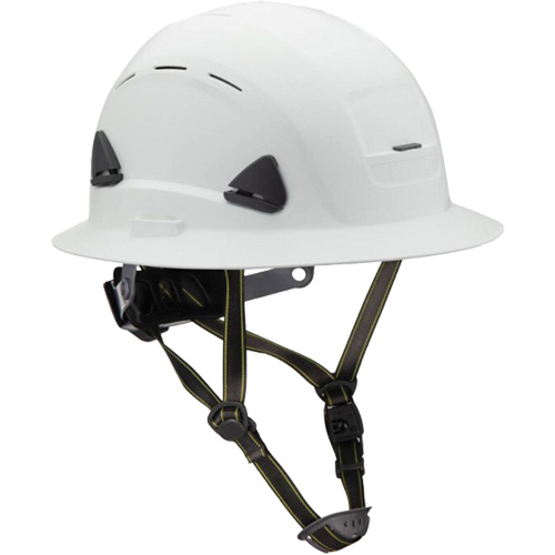 PIP Global Safety CSH13001 Fibre Metal Climbing Style Helmet with Full Brim, Meets CSA Type 2, Ratchet Suspension, Vented