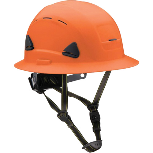 PIP Global Safety CSH13046 Casque Fibre Metal de style escalade avec bordure compl&egrave;te, R&eacute;pond aux normes CSA type 2, Suspension Rochet, Ventil&eacute;