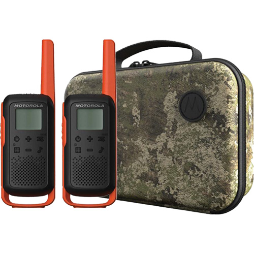 Motorola T275-C Radio bidirectionnelle Sportsman T275, Bande UHF, 22 canaux, Port&eacute;e 40 km