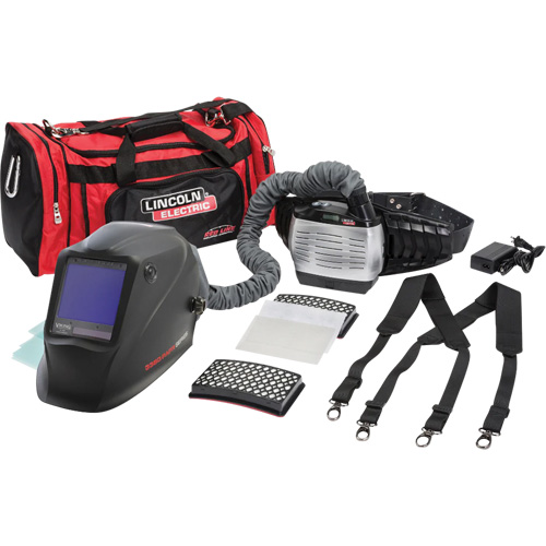Lincoln Electric K3930-6 VIKING 3350 XG Auto-Darkening PAPR with Extended Battery, Welding Helmet, Lithium-Ion Battery