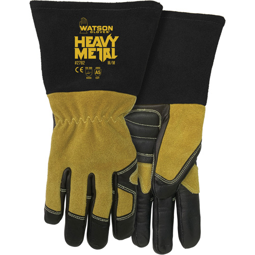 Watson Gloves 2782-M 2782 Womans Fired Up MIG/Stick Welding Gloves, Grain Cowhide, Size Medium