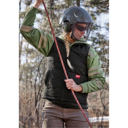 Milwaukee F350B-M FREEFLEX Lightweight Insulated Vest, Women's, Medium, Black
