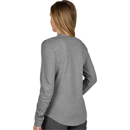 Milwaukee F552G-2X T-shirt hybride &agrave; manches longues FREEFLEX, Femmes, 2T-Grand, Gris