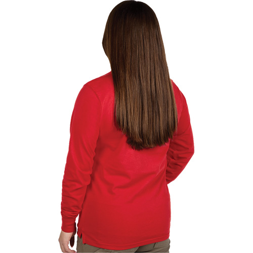 Milwaukee F553R-2X T-shirt &agrave; manches longues avec logo GRIDIRON, Femmes, 2T-Grand, Rouge