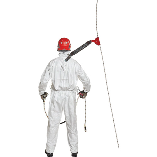 Dupont Personal Protection TY178SWHLG0025HP Harness-Compatible Disposable Coverall, Large, White, Tyvek&reg; 500