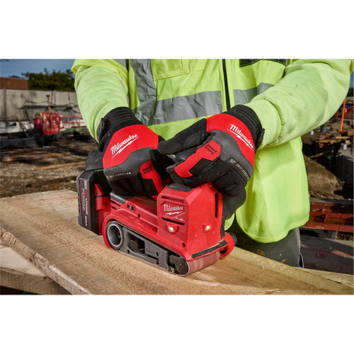 Milwaukee 48-73-8770 Gants de travail antivibration, Taille Petit, Paume Synth&eacute;tique
